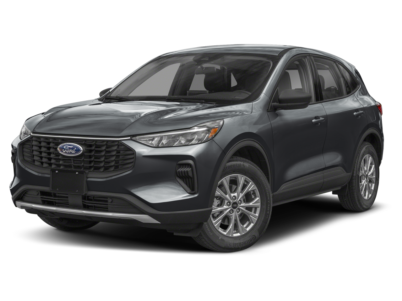 2025 Ford Escape Active in Agate Black — front three-quarter view