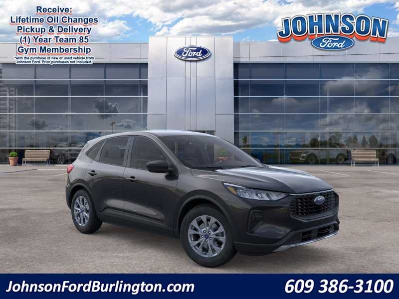 2026 Ford Escape Active in Agate Black Met — front three-quarter view