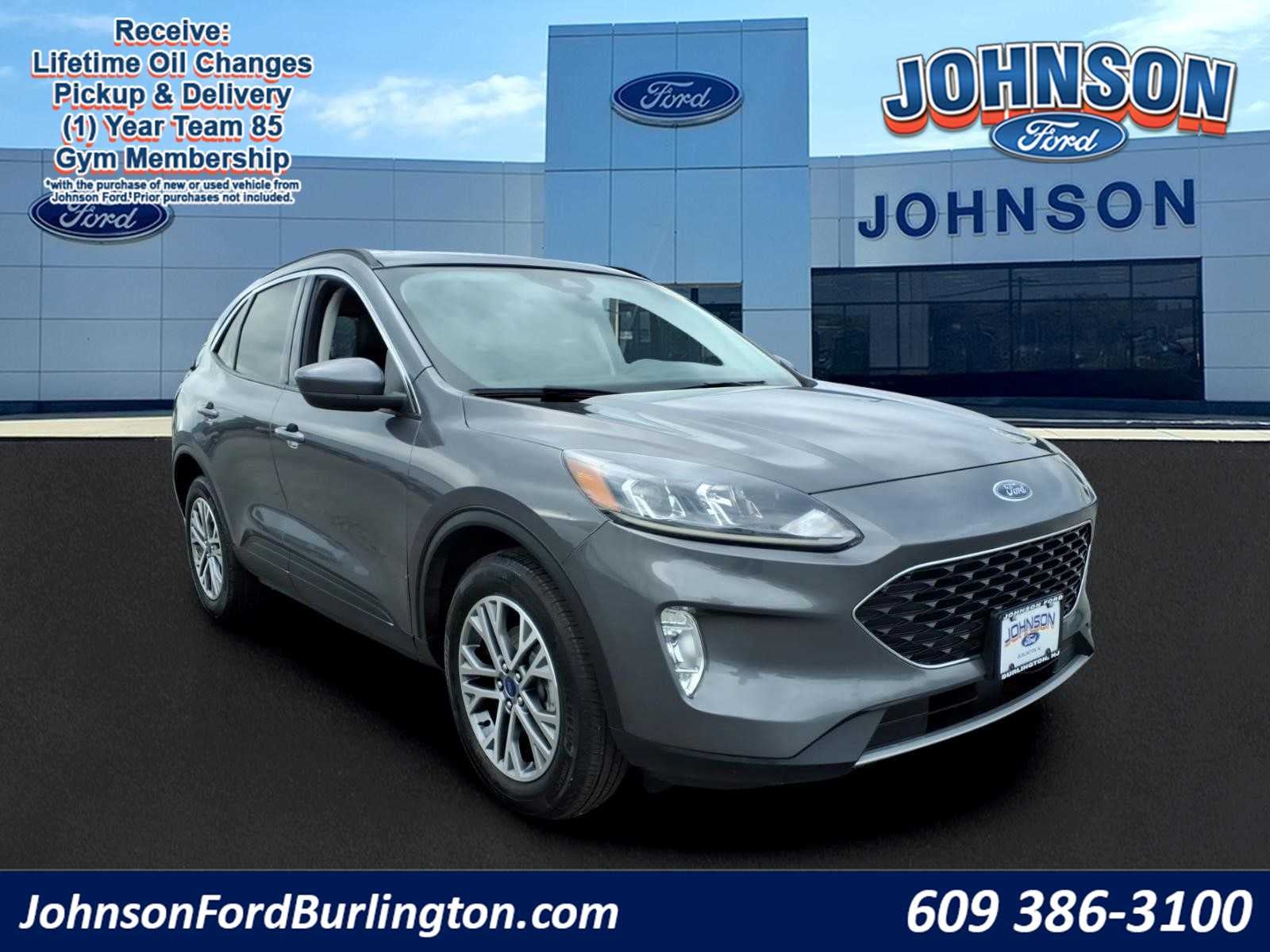 2022 Ford Escape SEL in Carbonized Gray — front three-quarter view
