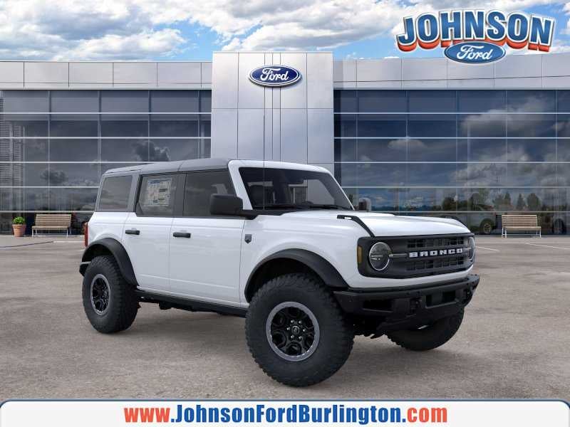 2026 Ford Bronco Big Bend in Oxford White — front three-quarter view