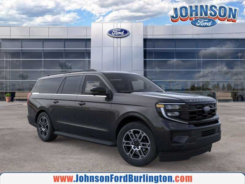 2026 Ford Expedition Max Active in Agate Blk Met — front three-quarter view
