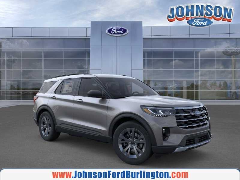 2026 Ford Explorer Active w/200A Pkg in Carbonized Gray Metallic — front three-quarter view