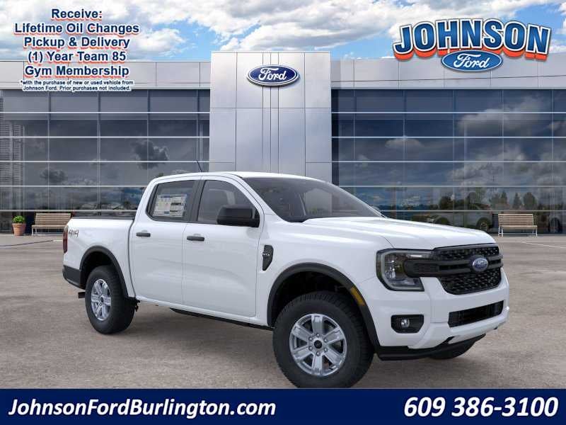 2026 Ford Ranger XL in Oxford White — front three-quarter view