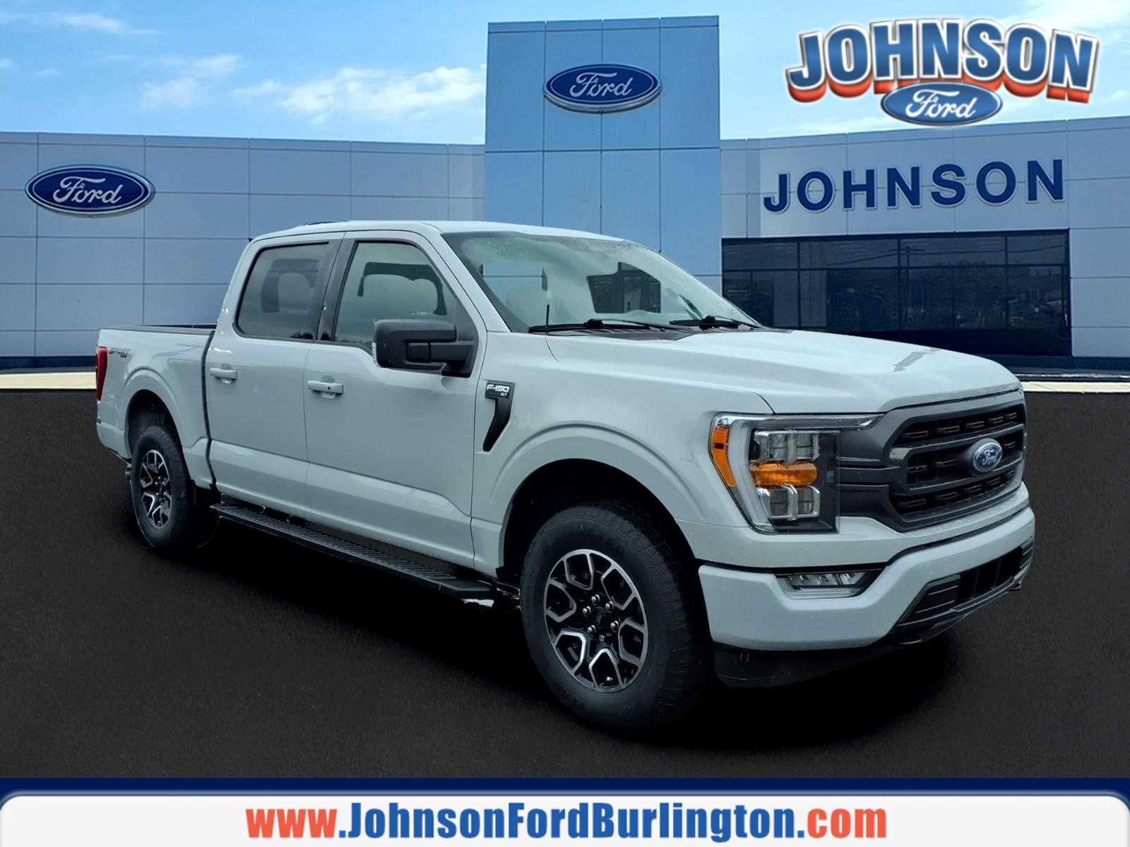 2023 Ford F-150 XLT in Avalanche — front three-quarter view