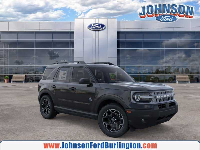 2026 Ford Bronco Sport Outer Banks in Shadow Black — front three-quarter view